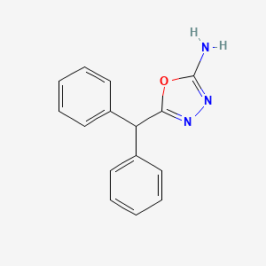 1,3,4-Oxadiazole, 2-amino-5-(diphenylmethyl)-