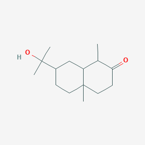 7-(2-Hydroxypropan-2-yl)-1,4a-dimethyloctahydronaphthalen-2(1h)-one