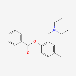 2-[(Diethylamino)methyl]-4-methylphenyl benzoate