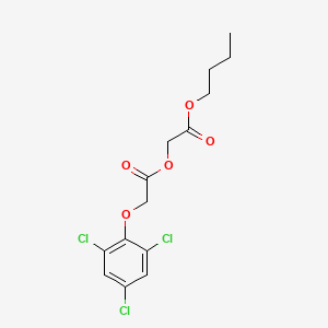 2-Butoxy-2-oxoethyl (2,4,6-trichlorophenoxy)acetate