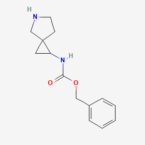 molecular formula C14H18N2O2 B1473324 5-(Cbz-氨基)-5-氮杂螺[2.4]庚烷 CAS No. 1419101-05-5