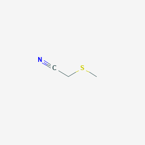 molecular formula C3H5NS B147334 (甲硫基)乙腈 CAS No. 35120-10-6