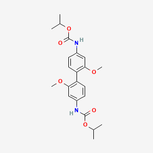 propan-2-yl N-[3-methoxy-4-[2-methoxy-4-(propan-2-yloxycarbonylamino)phenyl]phenyl]carbamate