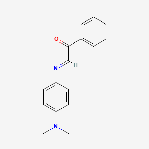 (2E)-2-{[4-(Dimethylamino)phenyl]imino}-1-phenylethan-1-one