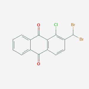 1-Chloro-2-(dibromomethyl)anthracene-9,10-dione