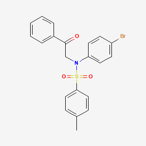 N-(4-bromophenyl)-4-methyl-N-phenacylbenzenesulfonamide