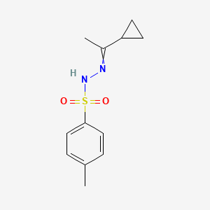 N-(1-cyclopropylethylideneamino)-4-methylbenzenesulfonamide