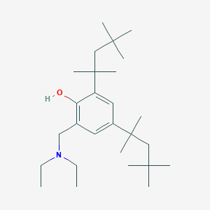 2-(Diethylaminomethyl)-4,6-bis(2,4,4-trimethylpentan-2-yl)phenol