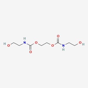 molecular formula C8H16N2O6 B14733555 2-(2-hydroxyethylcarbamoyloxy)ethyl N-(2-hydroxyethyl)carbamate CAS No. 6298-92-6