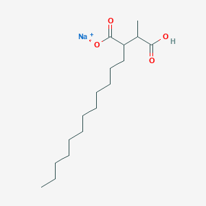 sodium;2-(1-carboxyethyl)tetradecanoate