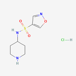 N-piperidin-4-ylisoxazole-4-sulfonamide hydrochloride