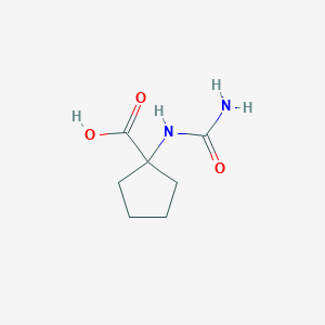 molecular formula C7H12N2O3 B14733918 1-Ureidocyclopentanecarboxylic acid CAS No. 6269-82-5