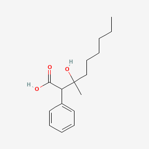 3-Hydroxy-3-methyl-2-phenylnonanoic acid