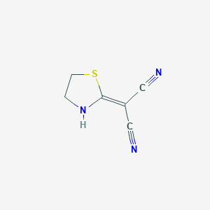 (1,3-Thiazolidin-2-ylidene)propanedinitrile