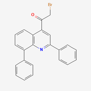 2-Bromo-1-(2,8-diphenylquinolin-4-yl)ethanone