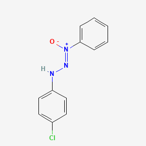 (Z)-[(4-chlorophenyl)hydrazinylidene]-oxido-phenylazanium