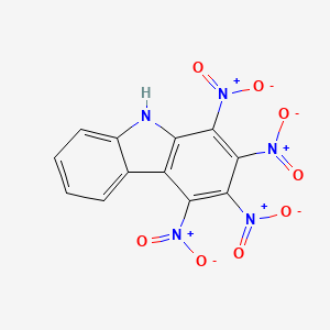 1,2,3,4-Tetranitro-9H-carbazole