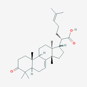 molecular formula C30H46O3 B147343 3-氧代蒂鲁卡拉-7,24-二烯-21-酸 CAS No. 82464-35-5
