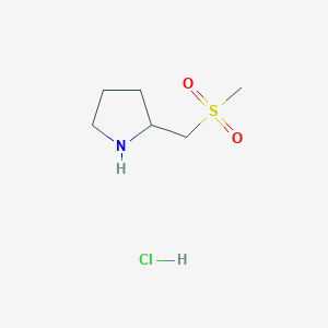 2-(Methanesulfonylmethyl)pyrrolidine hydrochloride