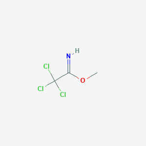 molecular formula C3H4Cl3NO B147344 2,2,2-三氯乙酰亚胺甲酯 CAS No. 2533-69-9