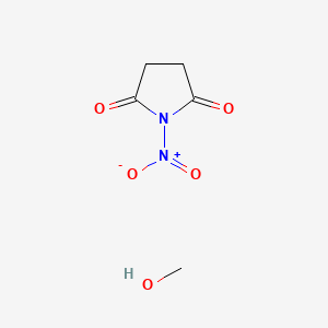 methanol;1-nitropyrrolidine-2,5-dione