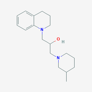 1-(3,4-dihydro-2H-quinolin-1-yl)-3-(3-methylpiperidin-1-yl)propan-2-ol