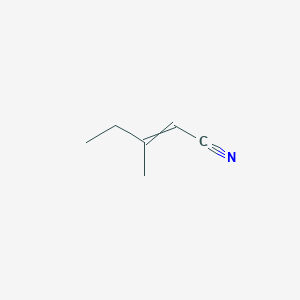 3-Methylpent-2-enenitrile