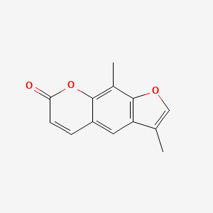 7H-Furo[3,2-g][1]benzopyran-7-one, 3,9-dimethyl-