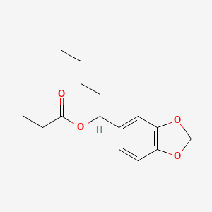 1-(1,3-Benzodioxol-5-yl)pentyl propanoate