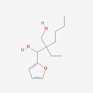 2-Butyl-2-ethyl-1-(furan-2-yl)propane-1,3-diol