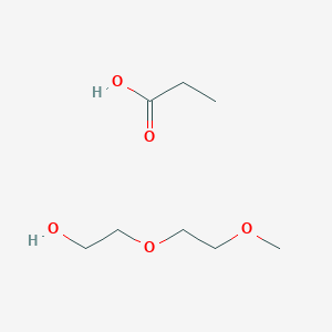 2-(2-Methoxyethoxy)ethanol;propanoic acid