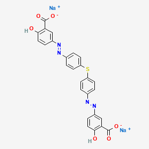 Benzoic acid, 3,3'-(thiobis(phenyleneazo))bis(6-hydroxy-, disodium salt