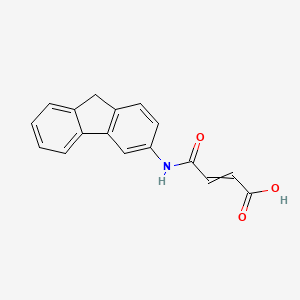 4-(9h-Fluoren-3-ylamino)-4-oxobut-2-enoic acid