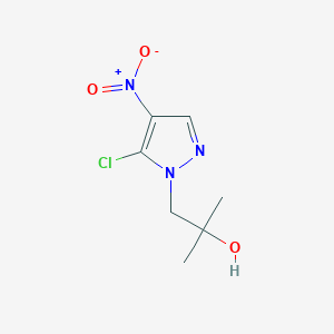 1-(5-Chloro-4-nitro-1H-pyrazol-1-yl)-2-methylpropan-2-ol