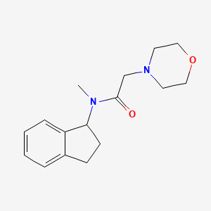 N-(2-Morpholinoacetyl)-N-methyl-1-indanamine