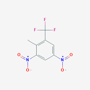 molecular formula C8H5F3N2O4 B1473465 2-Methyl-1,5-dinitro-3-(trifluoromethyl)benzene CAS No. 1400644-23-6