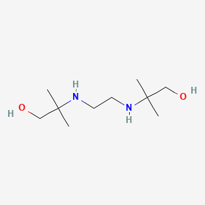 2-[2-[(2-Hydroxy-1,1-dimethyl-ethyl)amino]ethylamino]-2-methyl-propan-1-ol