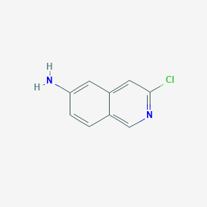 molecular formula C9H7ClN2 B1473467 3-氯异喹啉-6-胺 CAS No. 1374652-51-3