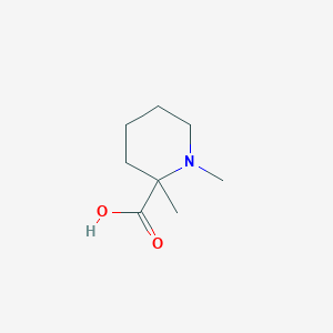 molecular formula C8H15NO2 B1473482 1,2-Dimethyl-2-piperidinecarboxylic acid CAS No. 1316224-65-3