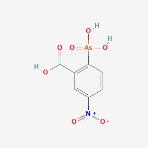 2-Arsono-5-nitrobenzoic acid