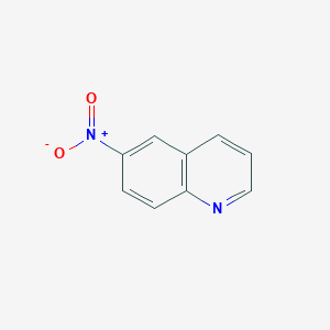 molecular formula C9H6N2O2 B147349 6-硝基喹啉 CAS No. 613-50-3