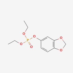 1,3-Benzodioxol-5-yl diethyl phosphate