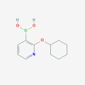 [2-(Cyclohexyloxy)pyridin-3-yl]boronic acid