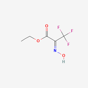 molecular formula C5H6F3NO3 B1473506 Ethyl 3,3,3-trifluoro-2-(hydroxyimino)propanoate CAS No. 263750-66-9
