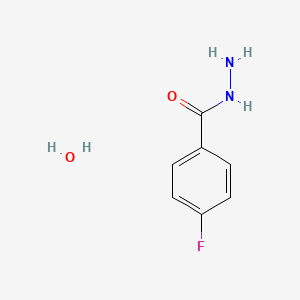 molecular formula C7H9FN2O2 B1473526 4-Fluorobenzohydrazide Hydrate CAS No. 1894538-86-3