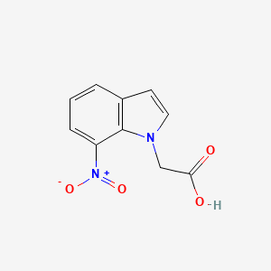 molecular formula C10H8N2O4 B1473542 (7-Nitroindol-1-yl)-acetic acid CAS No. 1431565-33-1