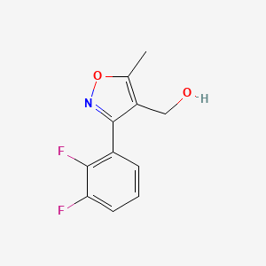 molecular formula C11H9F2NO2 B1473543 [3-(2,3-Difluoro-phenyl)-5-methyl-isoxazol-4-yl]-methanol CAS No. 1159602-37-5