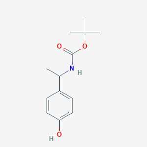 molecular formula C13H19NO3 B1473547 Tert-butyl (1-(4-hydroxyphenyl)ethyl)carbamate CAS No. 763932-69-0