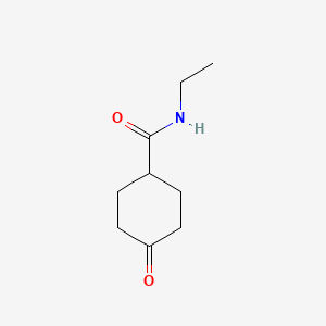 molecular formula C9H15NO2 B1473550 N-ethyl-4-oxocyclohexanecarboxamide CAS No. 1352935-38-6