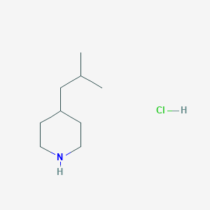 molecular formula C9H20ClN B1473566 4-(2-Methylpropyl)piperidine hydrochloride CAS No. 1019852-12-0